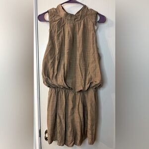 🛍️NWT Mustard Seed Large Brown Sleeveless Romper